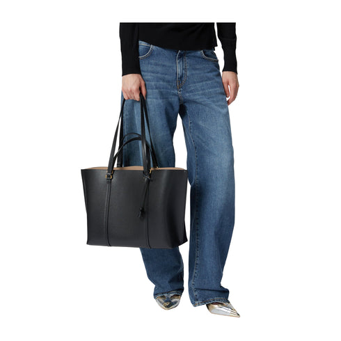 Pinko Borsa a spalla Borsa Donna shopper Carrie Big Nero oro - Francavilla Moda